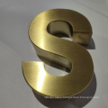 Metal Wall Letters Gold 3d Signs Small Metal Alphabet Letters Logo Business